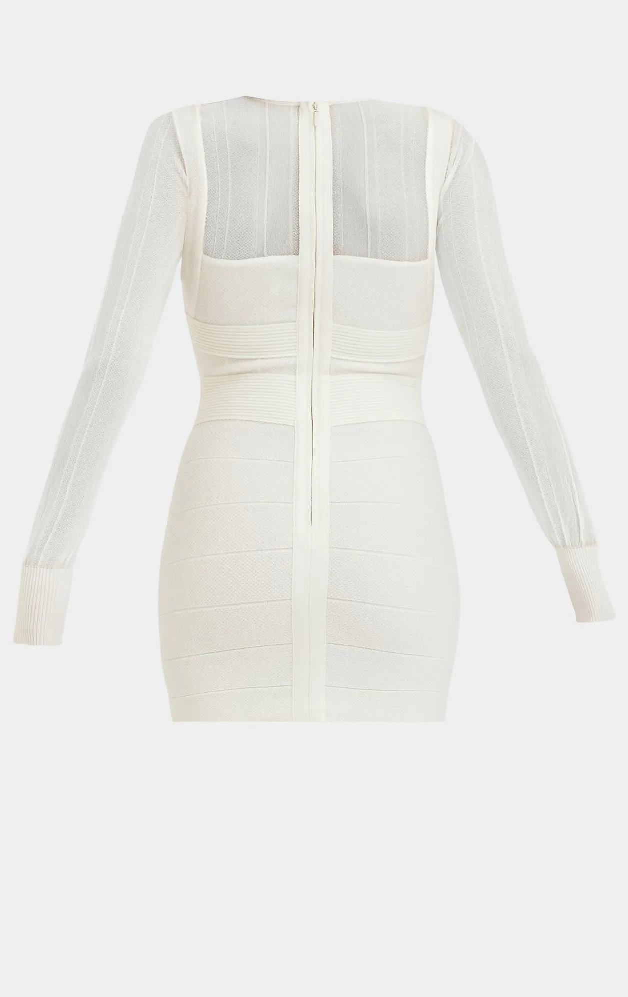 TEXTURED SHEER BUSTIER MINI DRESS sold by Herve Leger product image thumbnail 3