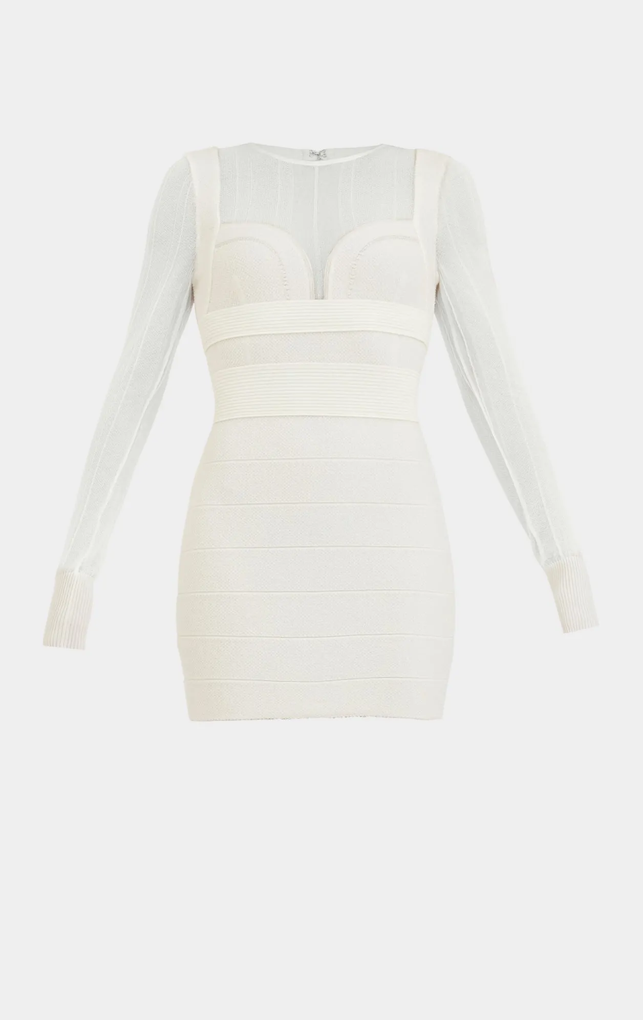 TEXTURED SHEER BUSTIER MINI DRESS sold by Herve Leger product image thumbnail 2