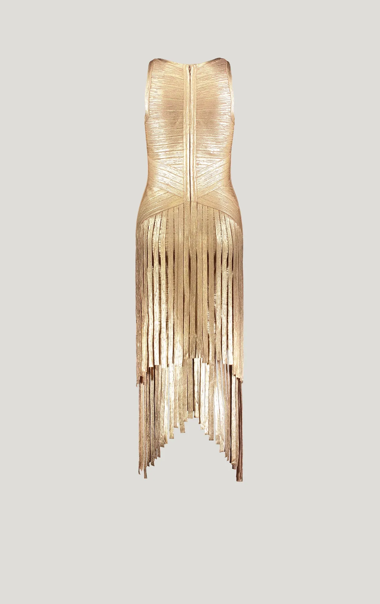 Layered Foil Fringe Dress sold by Herve Leger product image thumbnail 3
