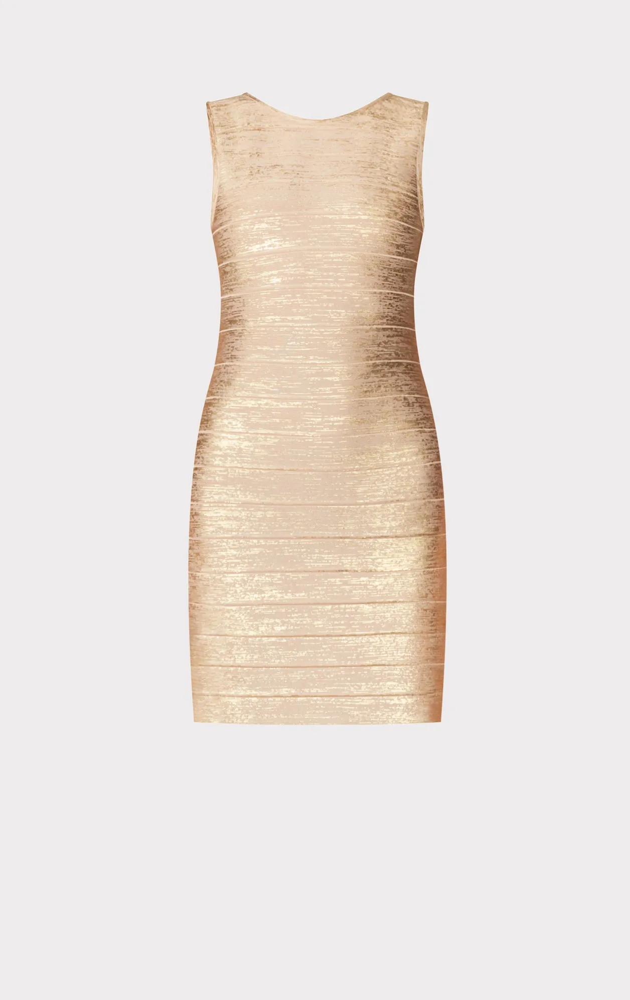FOIL SCOOP BACK MINI DRESS sold by Herve Leger product image thumbnail 4