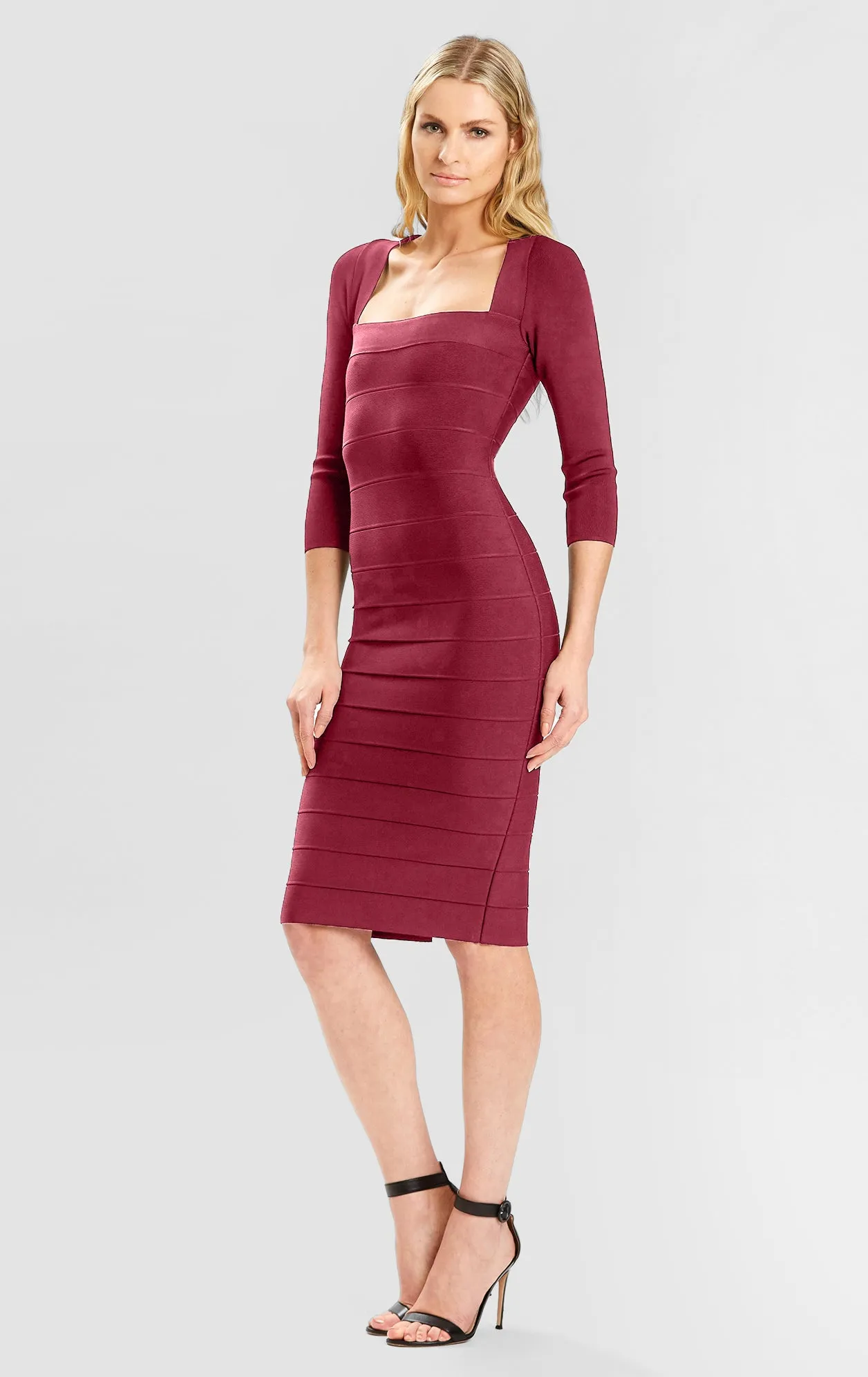 SQUARE NECK ICON DRESS sold by Herve Leger product image thumbnail 4