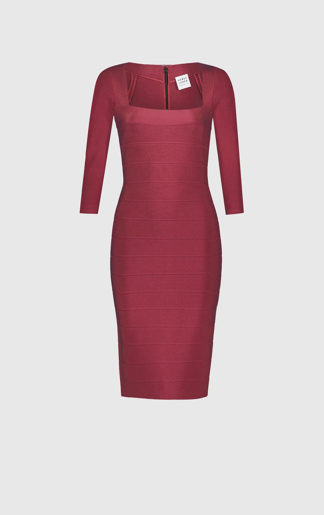 SQUARE NECK ICON DRESS sold by Herve Leger product image thumbnail 2
