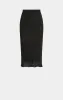 SHEER VARIEGATED RIB MIDI SKIRT sold by Herve Leger