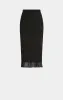 SHEER VARIEGATED RIB MIDI SKIRT sold by Herve Leger