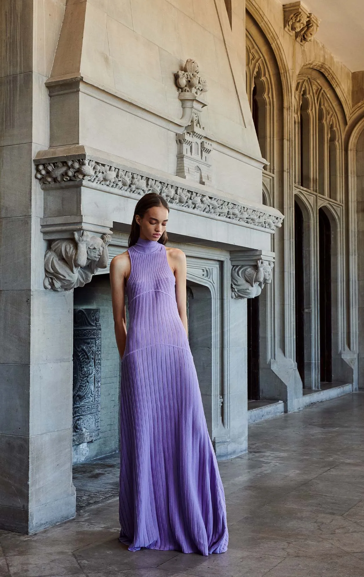 SHEER STRIPE GOWN sold by Herve Leger product image thumbnail 2