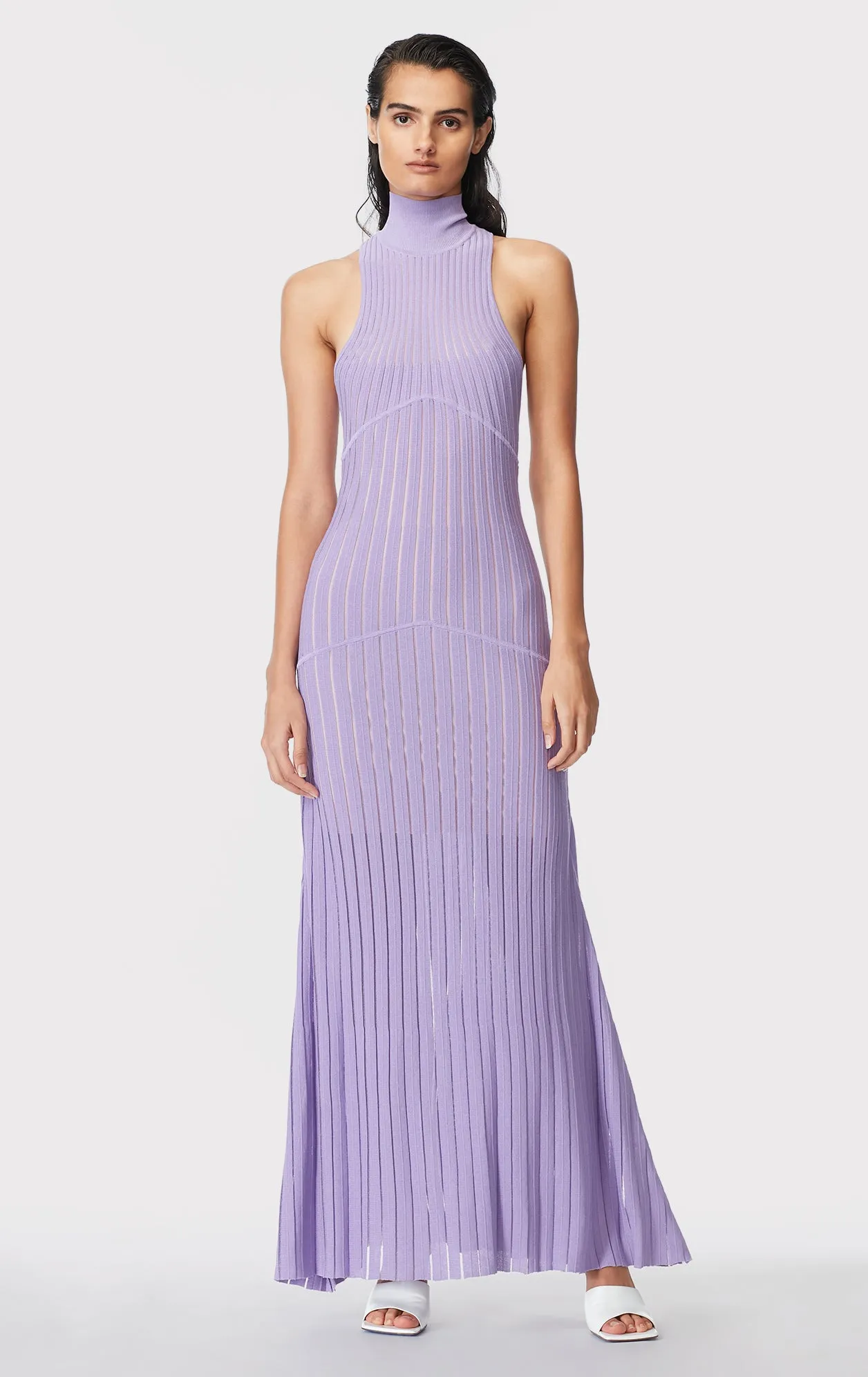 SHEER STRIPE GOWN sold by Herve Leger