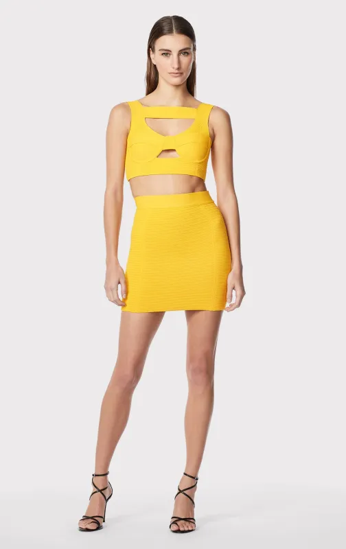 OTTOMAN MINI SKIRT sold by Herve Leger