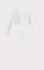 WRAP EFFECT L/S SATIN BODYSUIT sold by Herve Leger