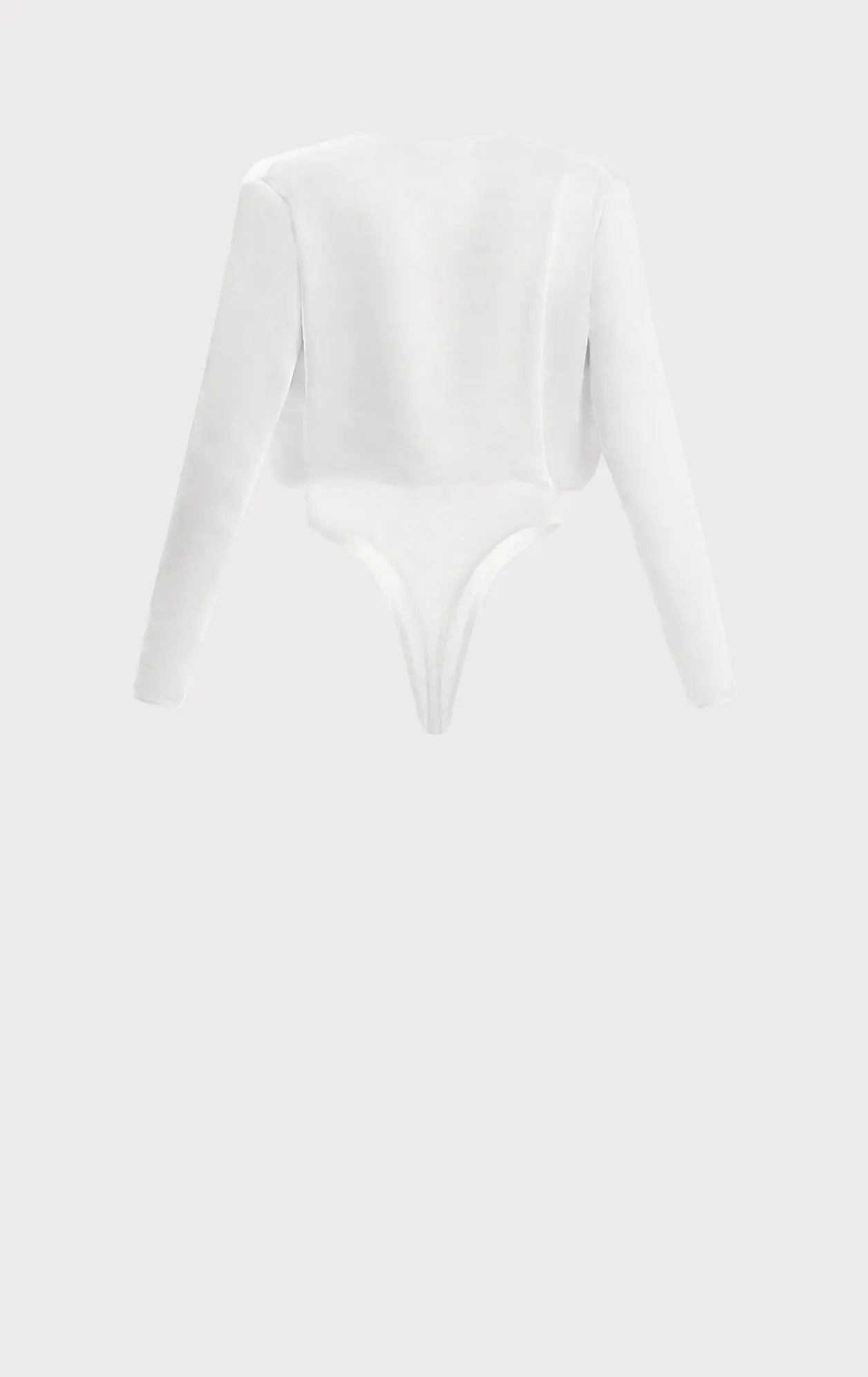 WRAP EFFECT L/S SATIN BODYSUIT sold by Herve Leger product image thumbnail 2