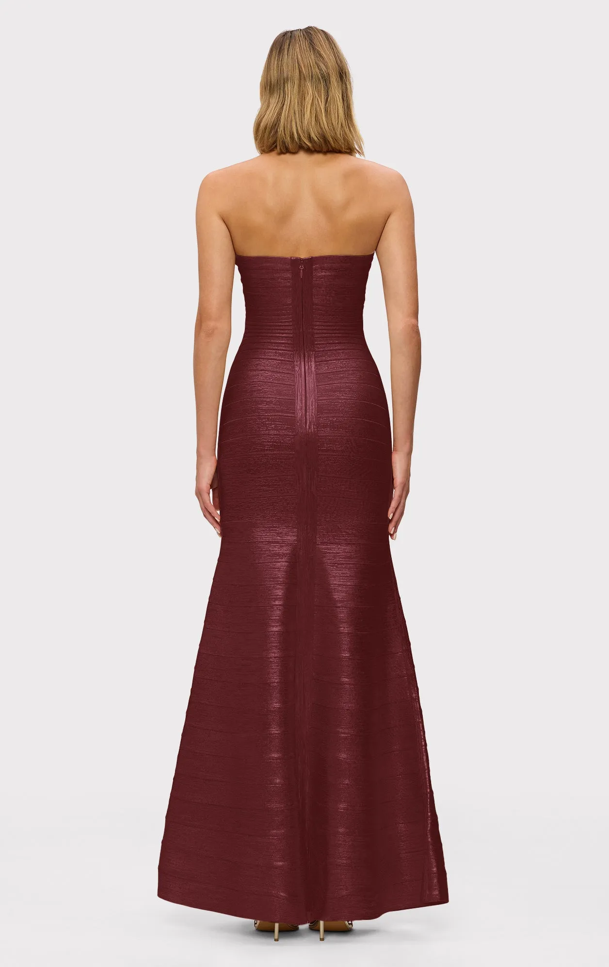 THE METALLIC SARA GOWN sold by Herve Leger product image thumbnail 5