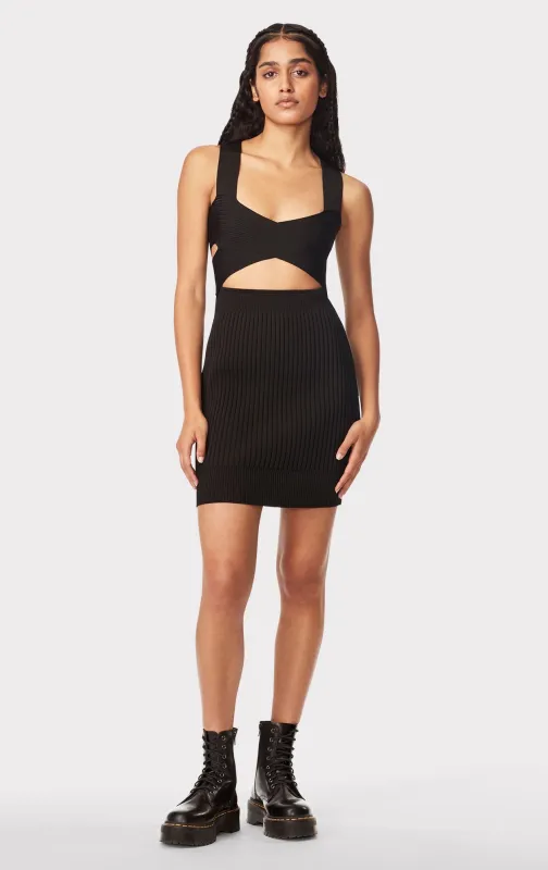 CROSSOVER WITH RIB DRESS sold by Herve Leger