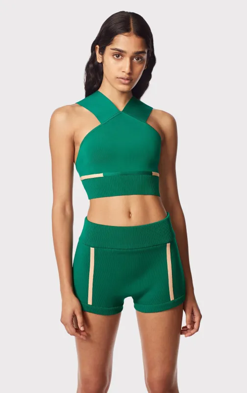 HIGH NECK BRA TOP sold by Herve Leger