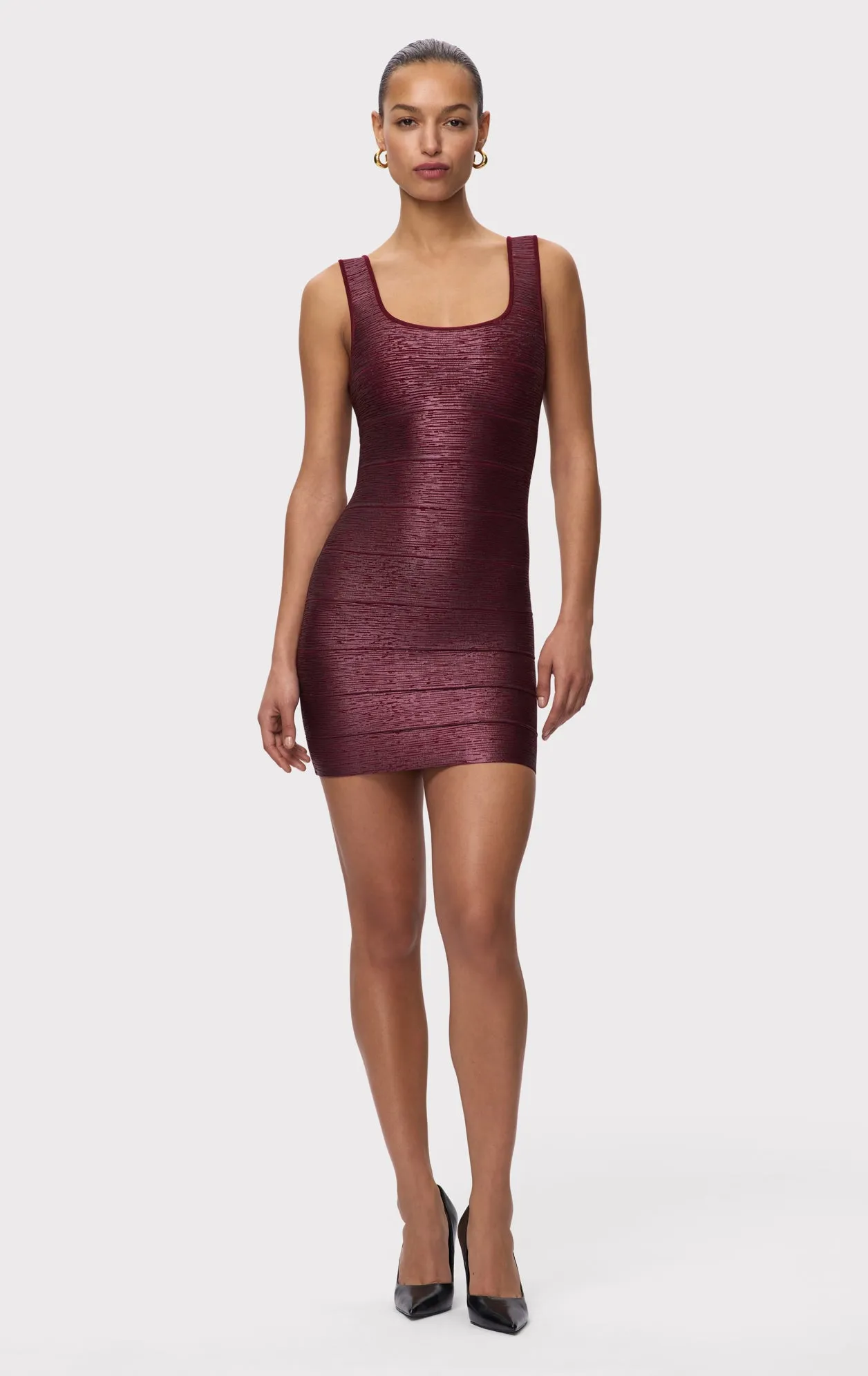 THE METALLIC GABRIELLA DRESS sold by Herve Leger product image thumbnail 3