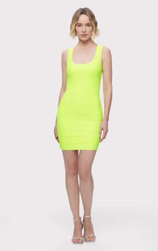 BANDAGE S/L SCOOP NECK MINI DRESS sold by Herve Leger
