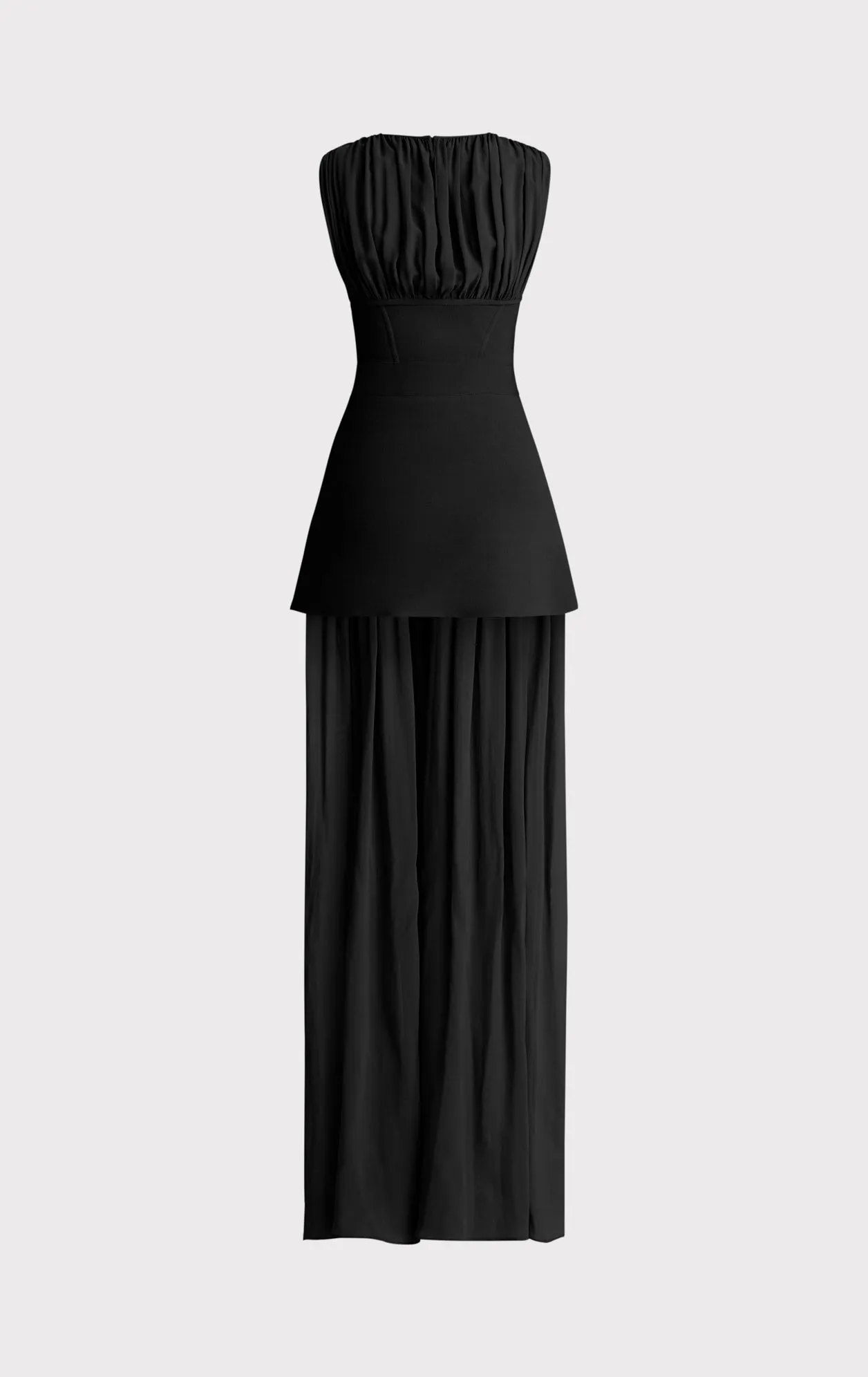 MILANO CORSET GOWN W/ SILK RUCHED CHIFFON sold by Herve Leger product image thumbnail 3