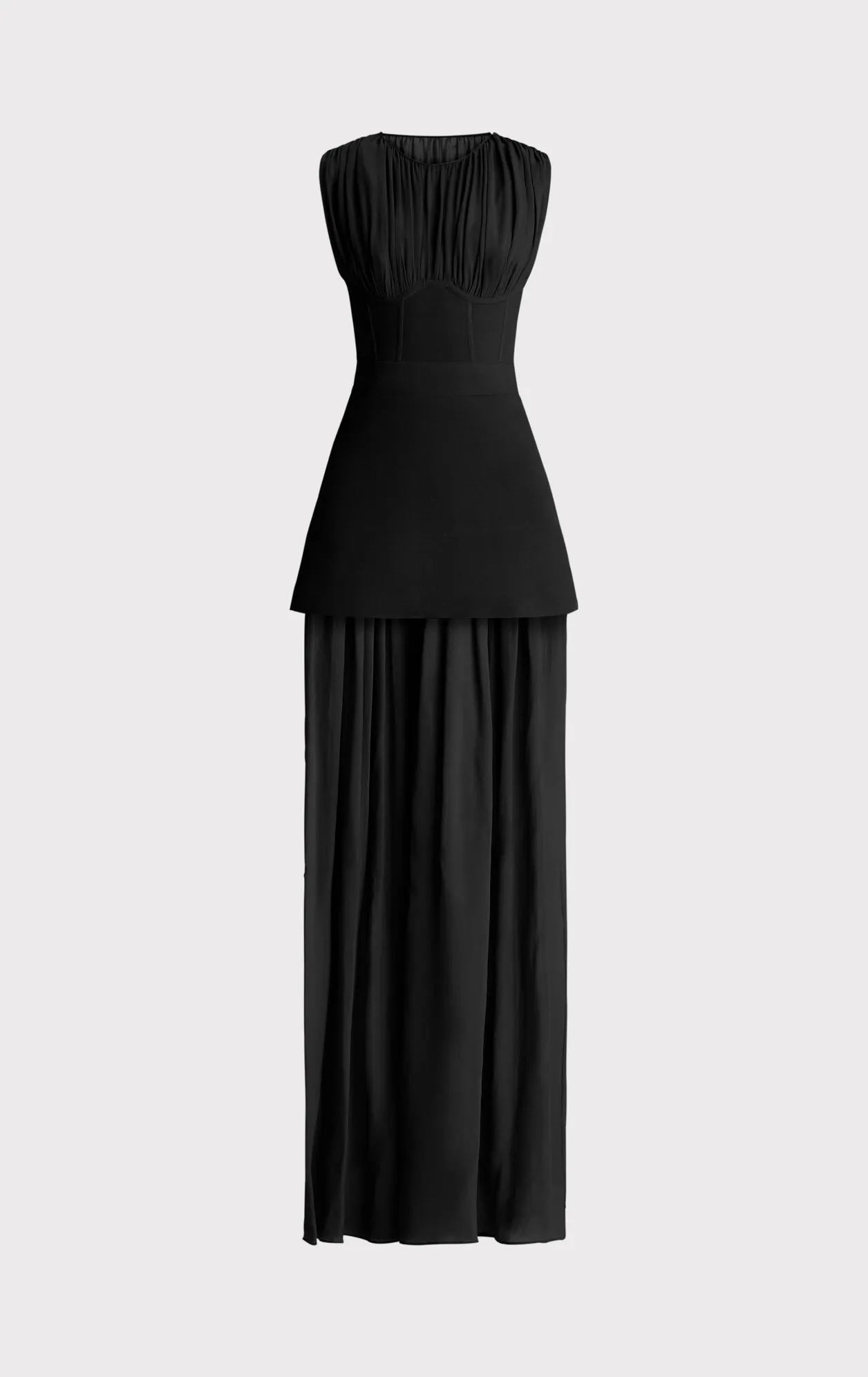 MILANO CORSET GOWN W/ SILK RUCHED CHIFFON sold by Herve Leger product image thumbnail 2