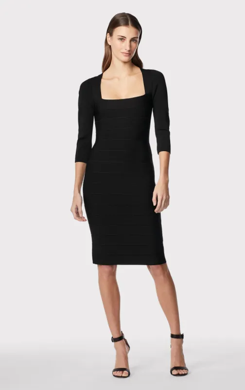 SQUARE NECK ICON DRESS sold by Herve Leger