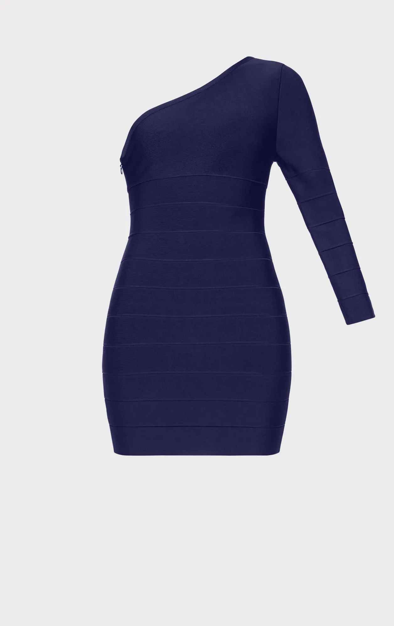 ASYMMETRICAL L/S MINI DRESS sold by Herve Leger product image thumbnail 2
