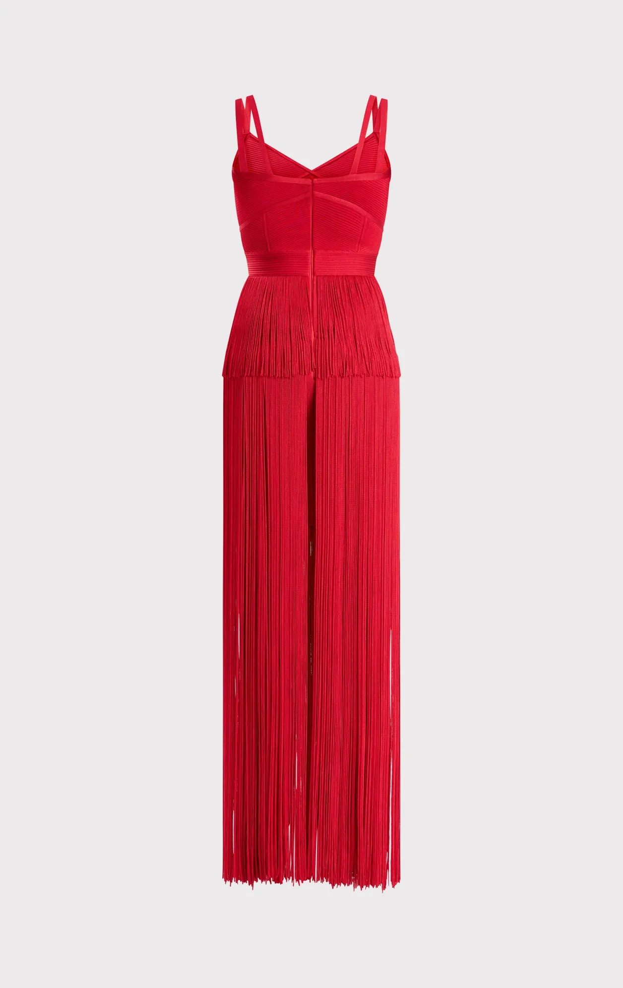ICON STRAPPY OTTOMAN FRINGE GOWN sold by Herve Leger product image thumbnail 3