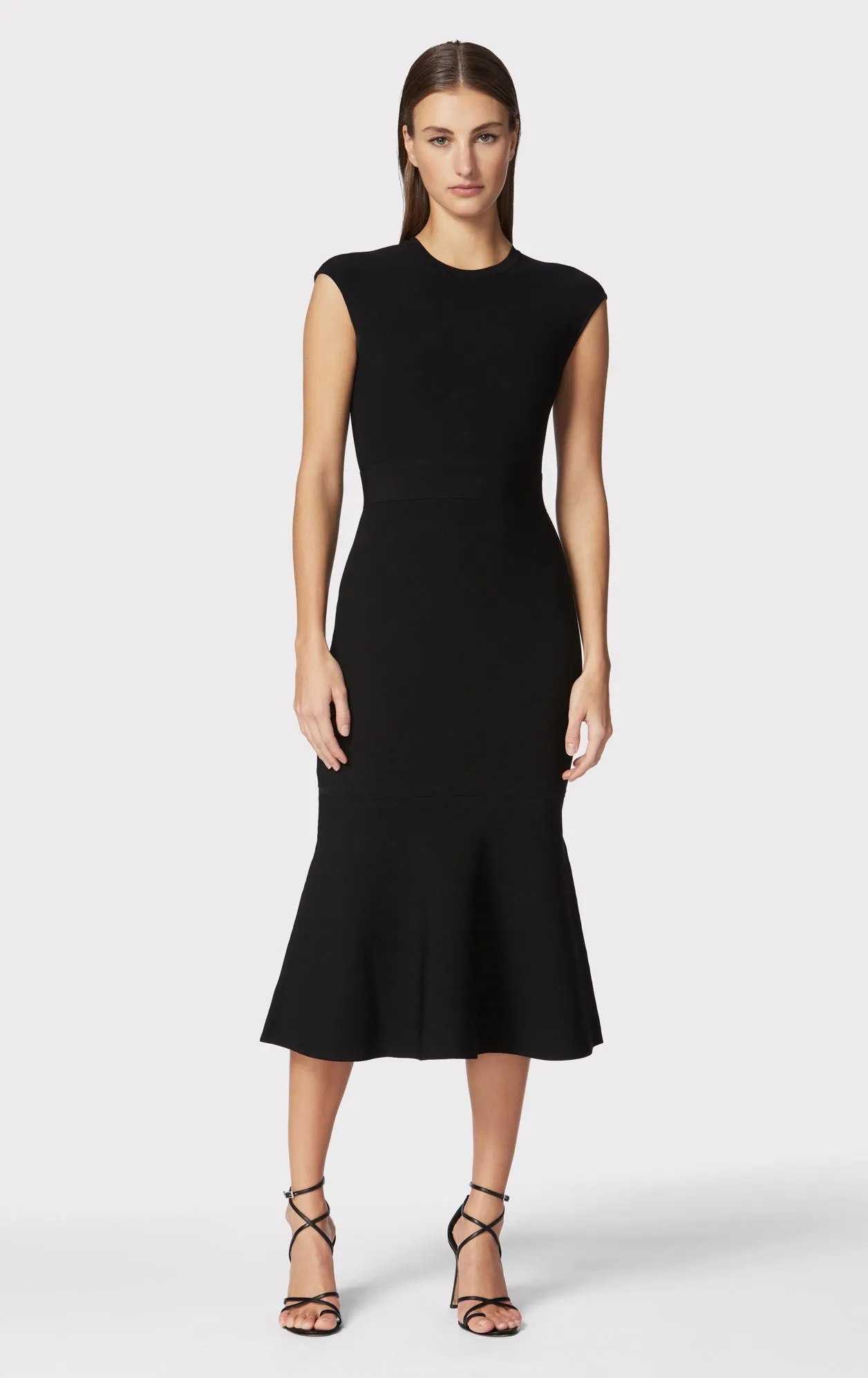 MILANO CAP SLEEVE MIDI DRESS sold by Herve Leger