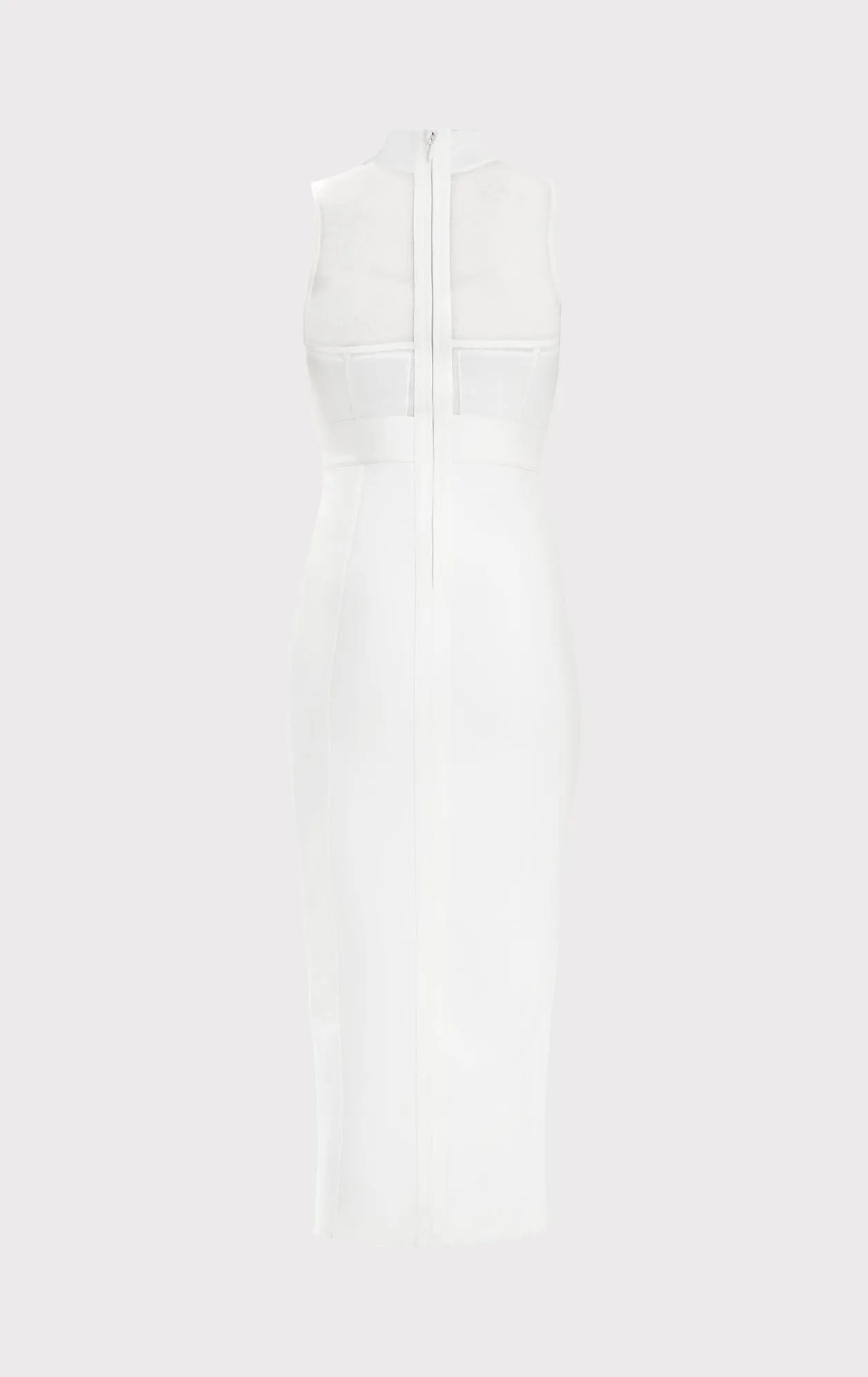SHEER INTARSIA BUSTIER MIDI DRESS sold by Herve Leger product image thumbnail 3