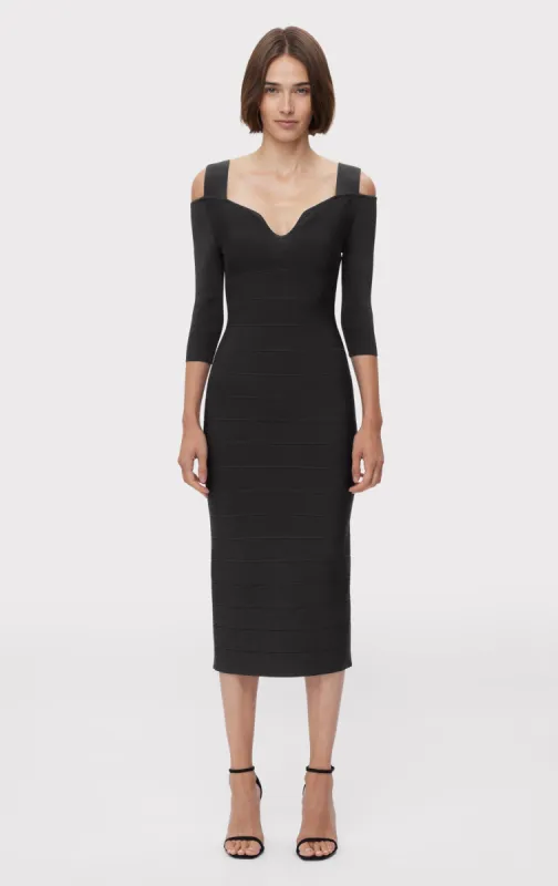 ICON NOTCHED BATEAU MIDI sold by Herve Leger