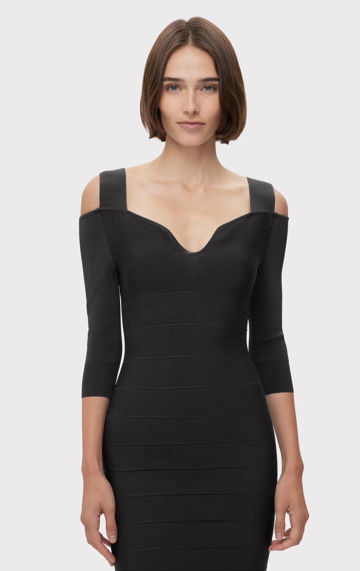 ICON NOTCHED BATEAU MIDI sold by Herve Leger product image thumbnail 4