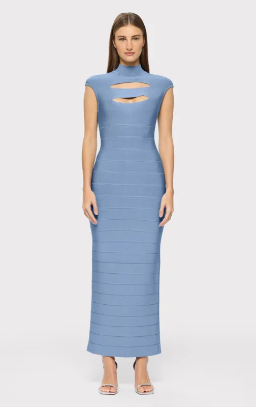 CAP SLEEVE CUT-OUT GOWN sold by Herve Leger