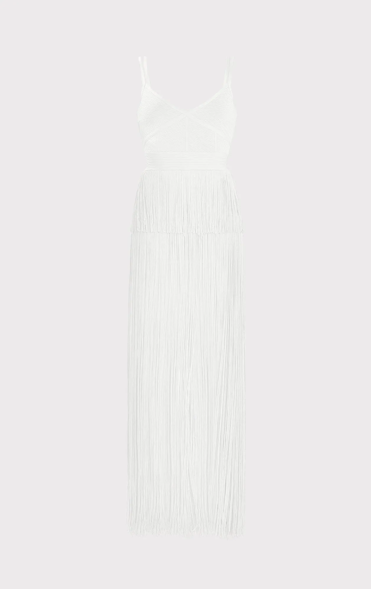 STRAPPY OTTOMAN FRINGE GOWN sold by Herve Leger product image thumbnail 2