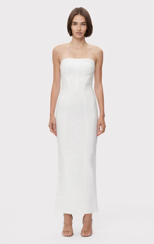ICON CHEVRON BUSTIER GOWN sold by Herve Leger