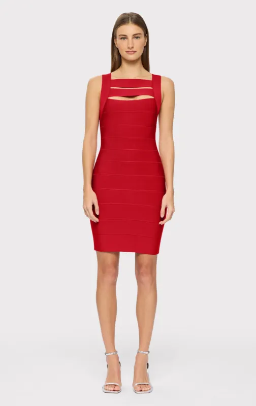 STRAPPY MINI DRESS sold by Herve Leger