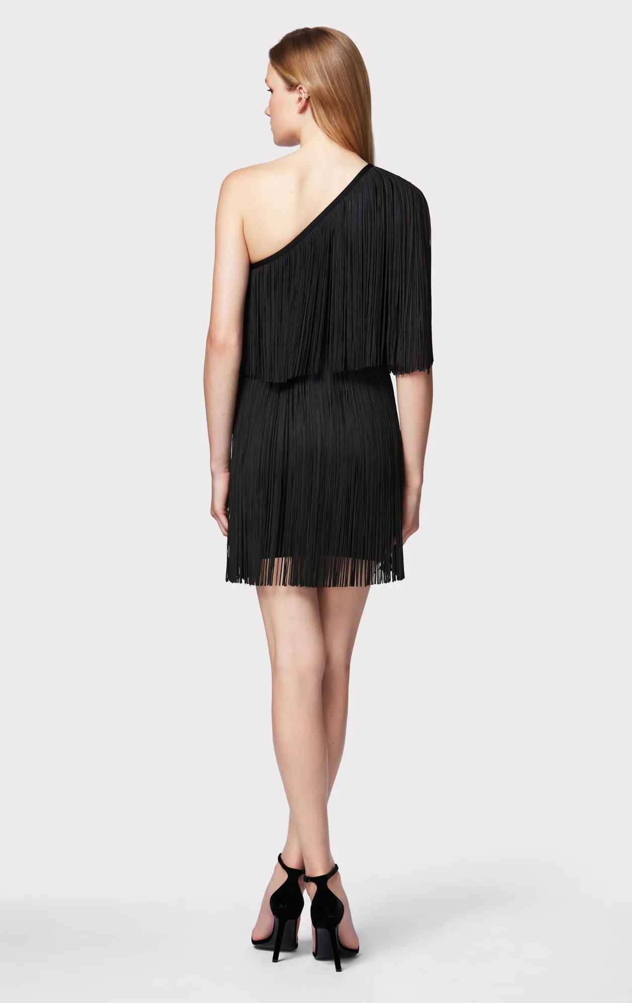 ONE SHOULDER MINI FRINGE DRESS sold by Herve Leger product image thumbnail 5