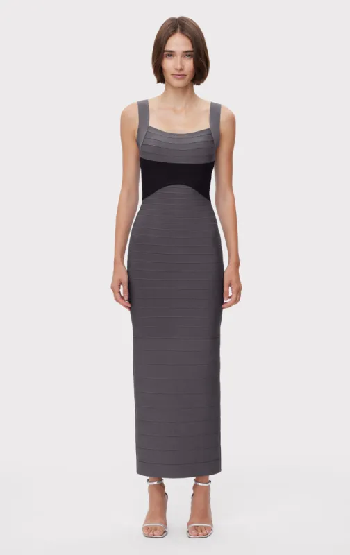 COLORBLOCKED BANDAGE GOWN sold by Herve Leger