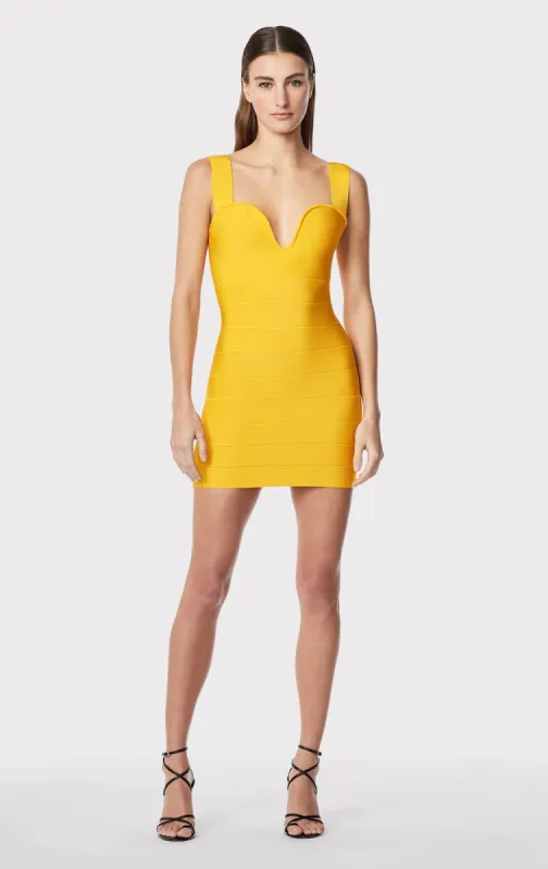 ICON STRAPPY SWEETHEART MINI DRESS sold by Herve Leger
