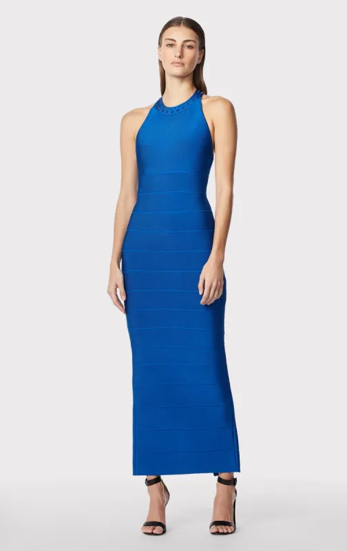 HALTER CRYSTAL GOWN sold by Herve Leger