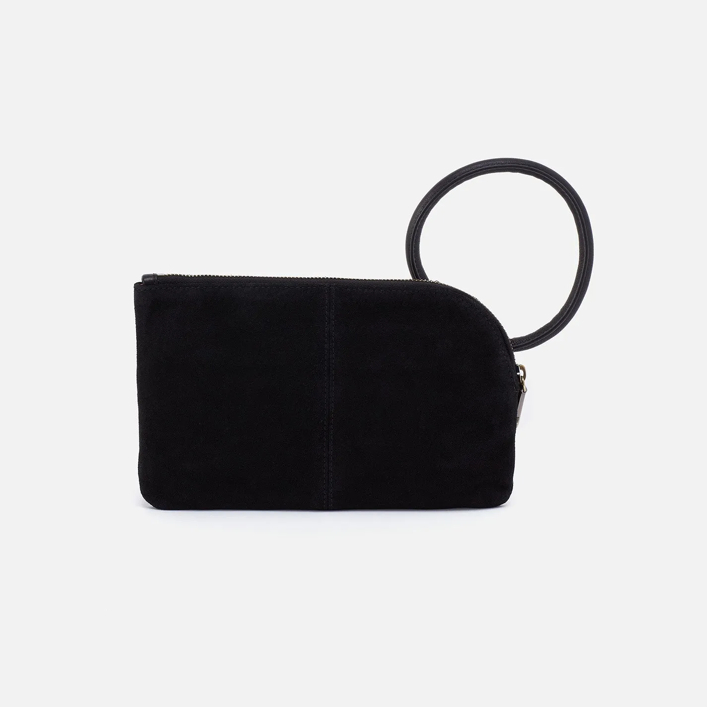 Sable Wristlet In Suede - Black sold by HOBO product image thumbnail 5