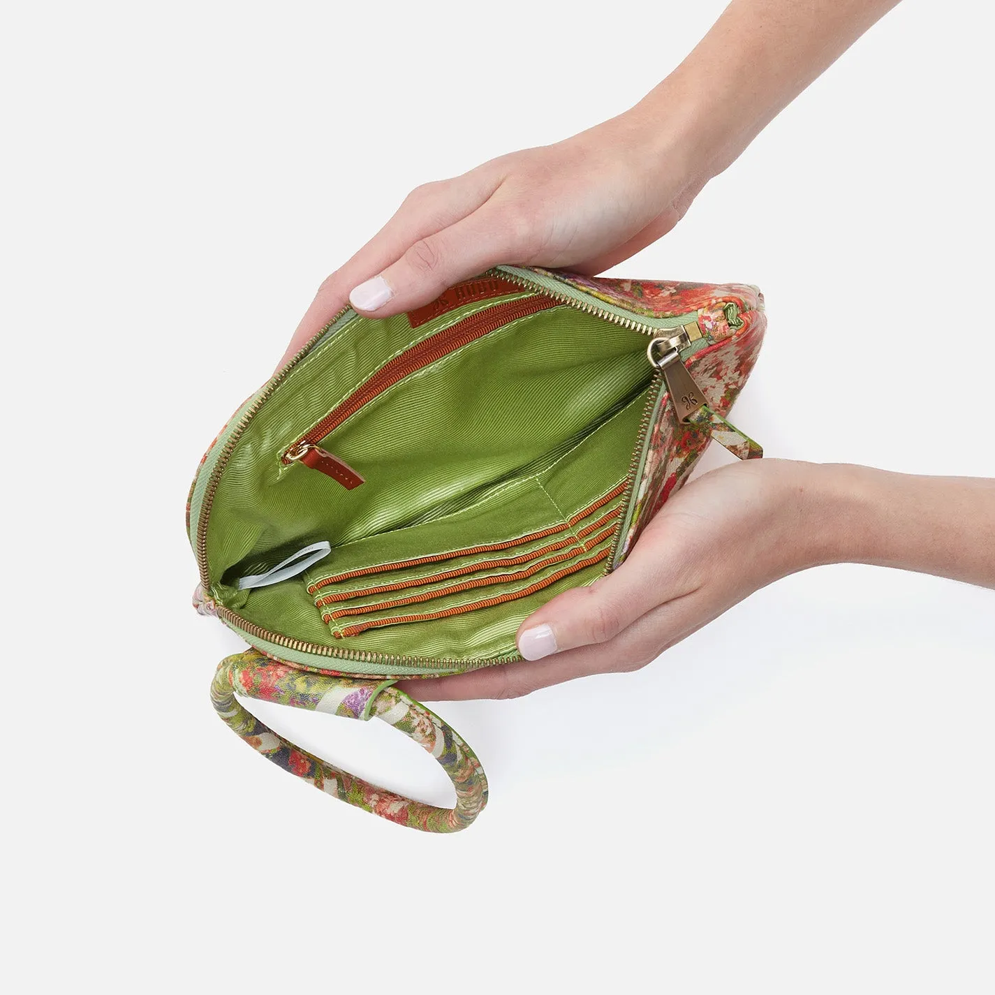 Sable Wristlet in Printed Leather - Tropic Print sold by HOBO product image thumbnail 5