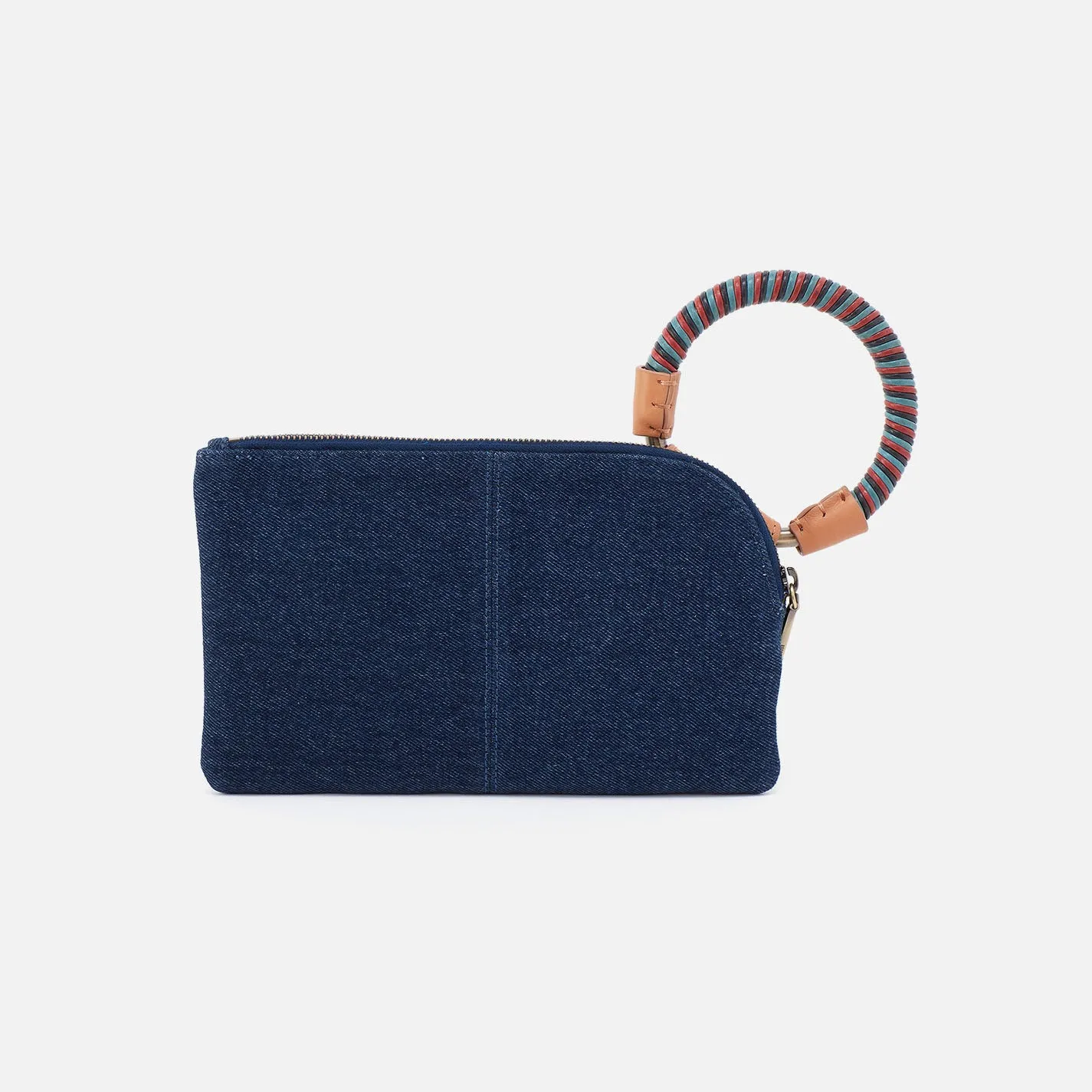 Sable Wristlet In Denim Fabric - Dark Denim sold by HOBO product image thumbnail 4