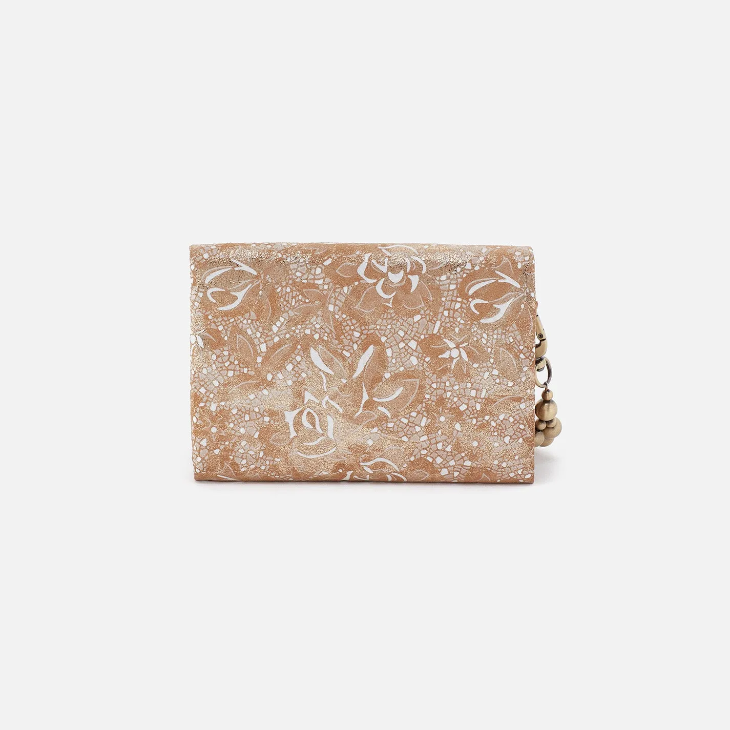 Ross Bead Wristlet In Printed Leather - Gilded Petals sold by HOBO product image thumbnail 5