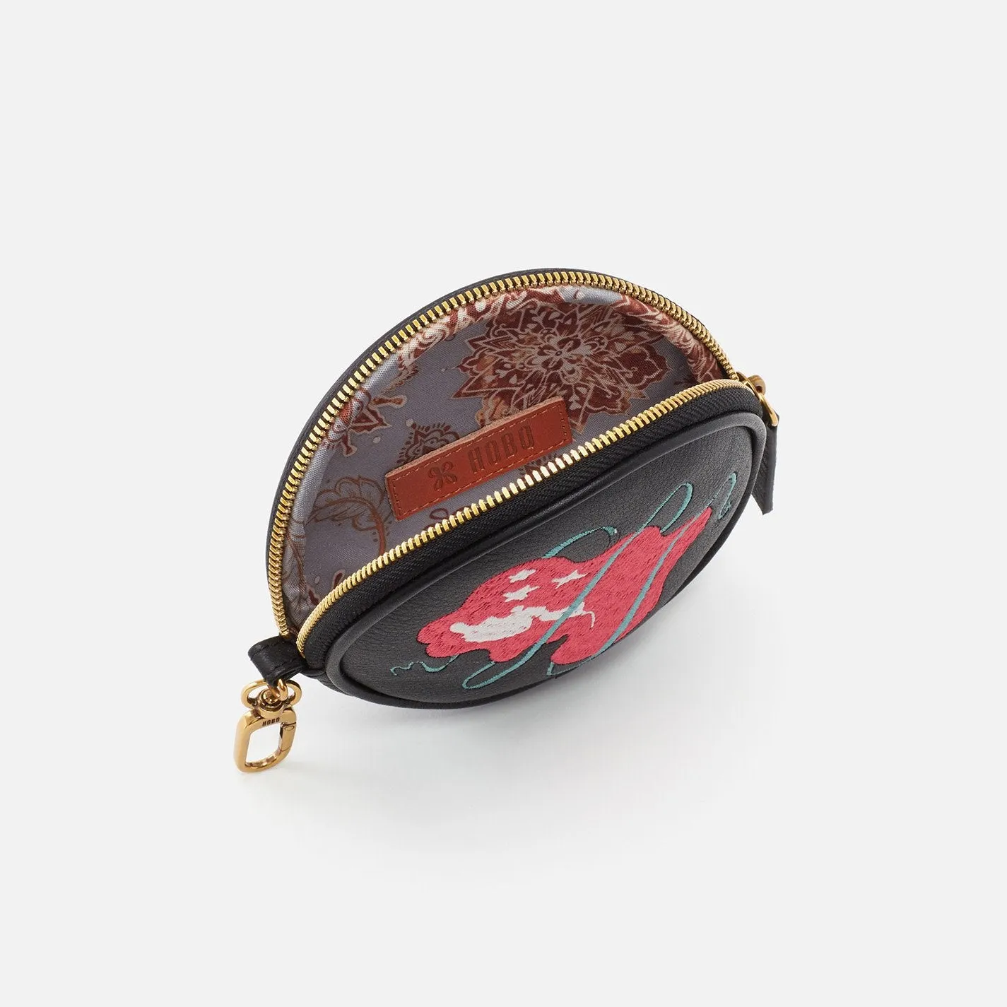 Revolve Clip Pouch in Pebbled Leather - Virgo sold by HOBO product image thumbnail 2