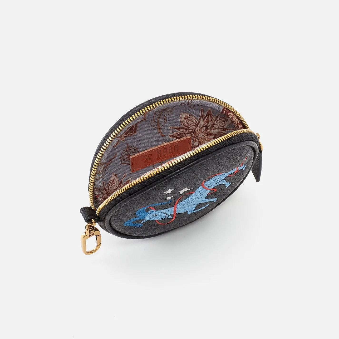 Revolve Clip Pouch in Pebbled Leather - Aries sold by HOBO product image thumbnail 2