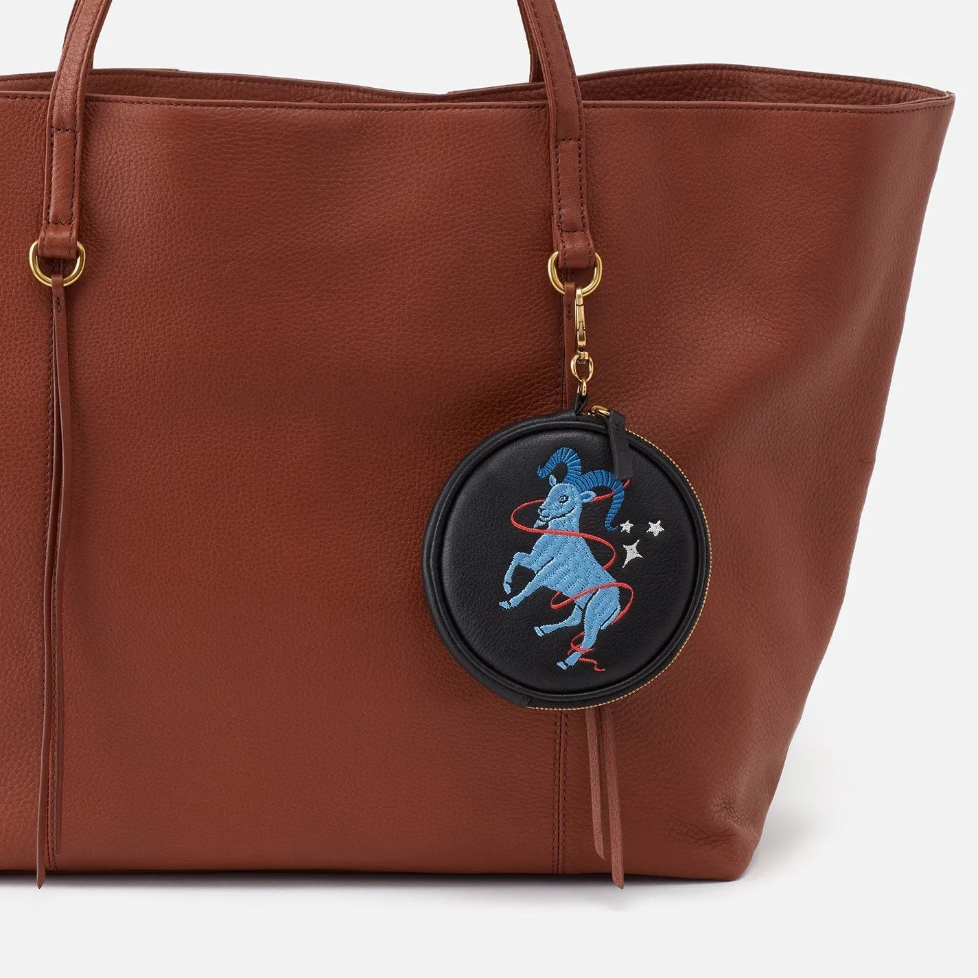 Revolve Clip Pouch in Pebbled Leather - Aries sold by HOBO product image thumbnail 3