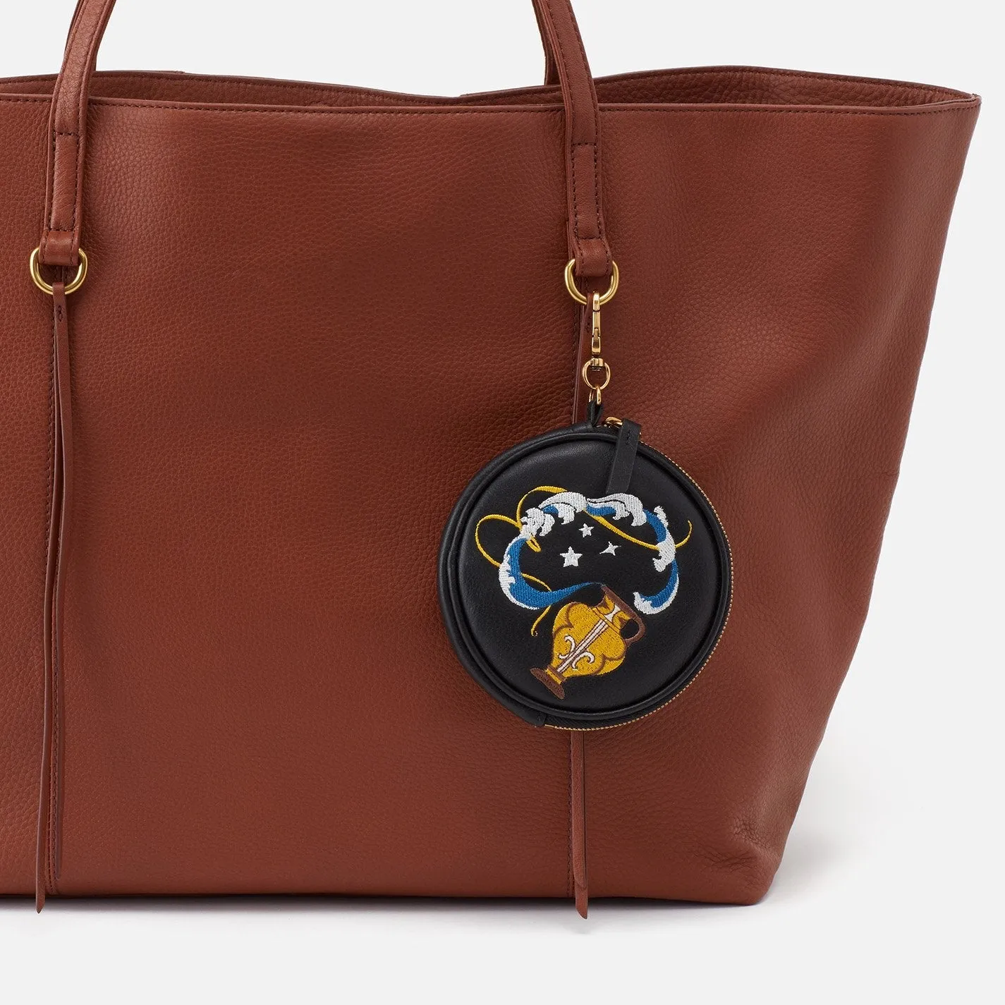 Revolve Clip Pouch in Pebbled Leather - Aquarius sold by HOBO product image thumbnail 3