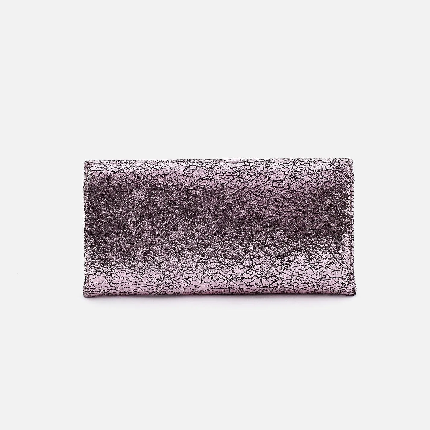 Rachel Continental Wallet In Metallic Leather - Blush Crackle sold by HOBO product image thumbnail 4