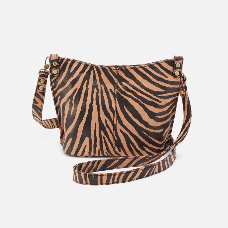 Pier Small Crossbody in Printed Leather - Zebra Stripes made by HOBO