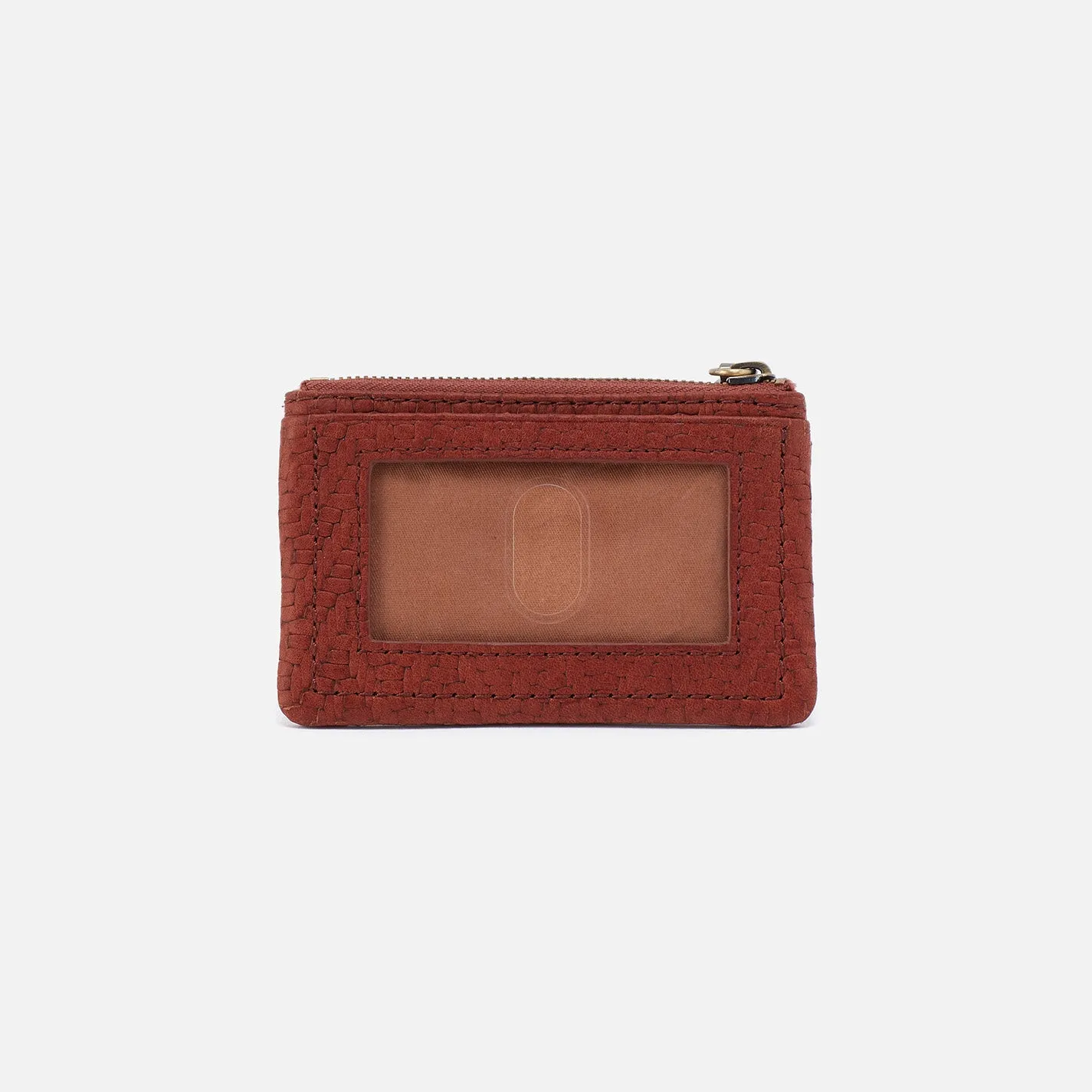 Lumen Card Case In Soft Embossed Leather - Tuscan Brown sold by HOBO product image thumbnail 4