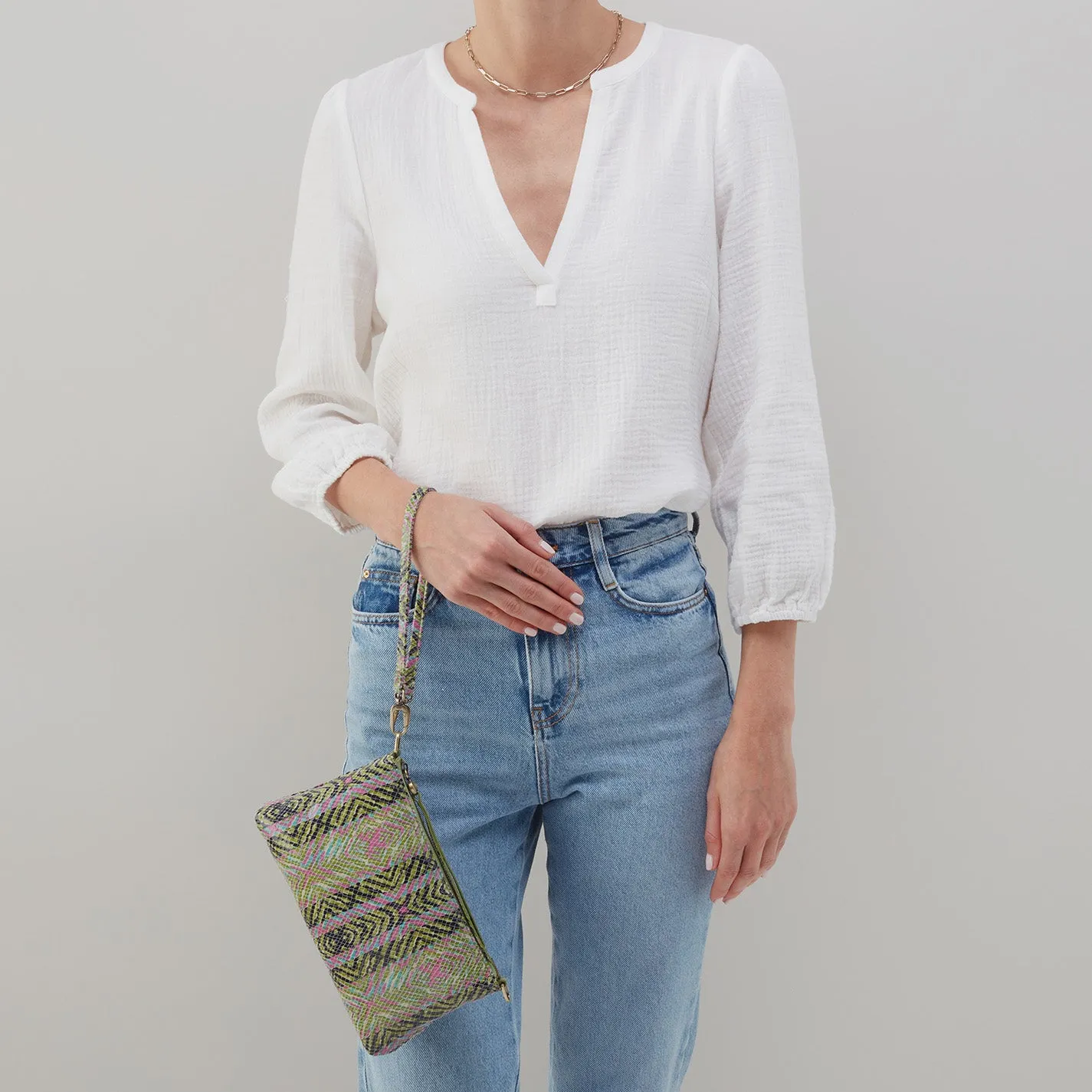 Darcy Crossbody in Printed Leather - Geo Diamond Print sold by HOBO product image thumbnail 5