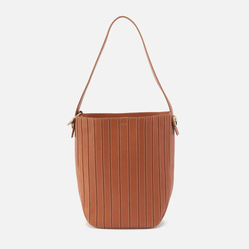 Catalina Hobo In Smooth Leather - Burnished Caramel sold by HOBO