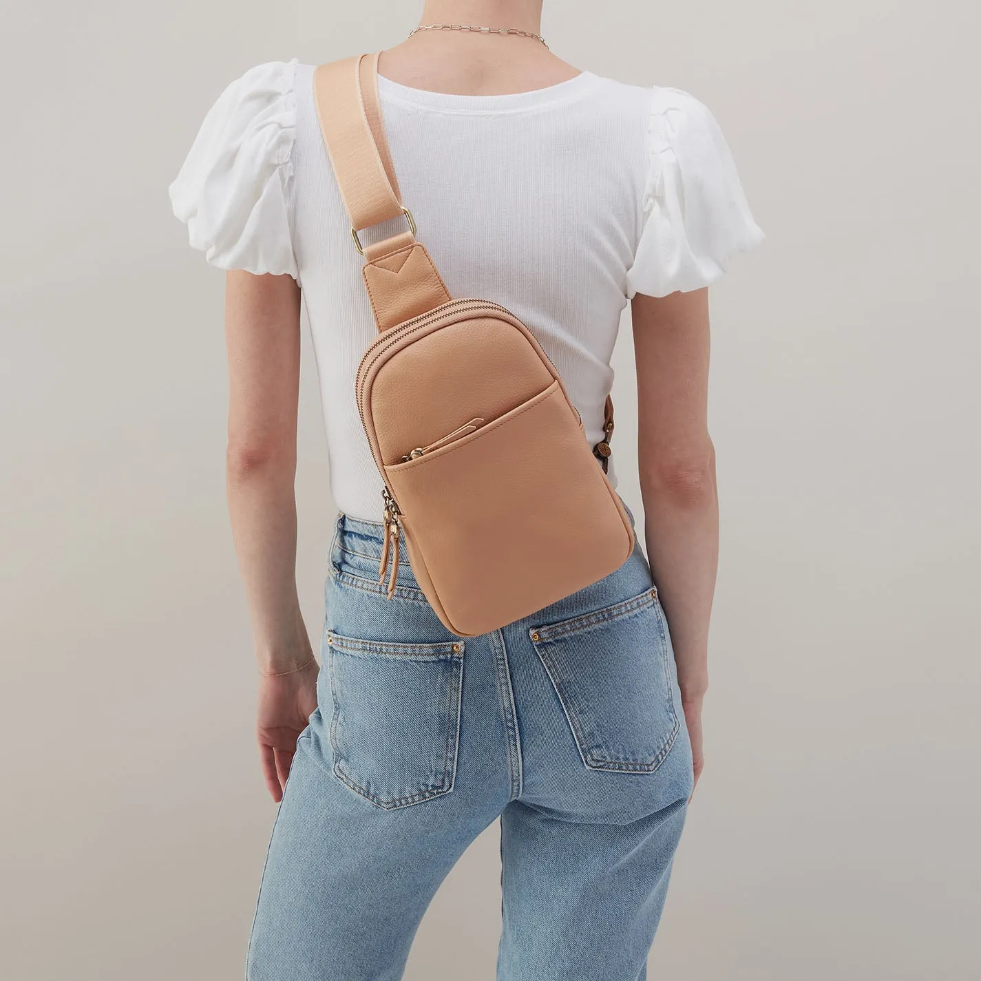 Cass Sling In Pebbled Leather - Porcini sold by HOBO product image thumbnail 5