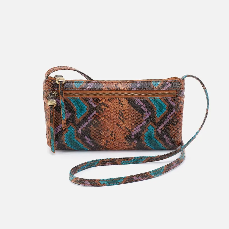 Cara Crossbody In Printed Leather - Vivid Snake Print sold by HOBO